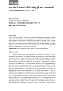 Full text - Instytut Filozofii i Socjologii