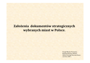 Strategie polskich miast