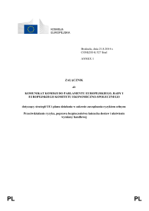 PL PL Strategia UE w zakresie zarządzania ryzykiem celnym