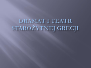 dramat i teatr staro*ytnej grecjii