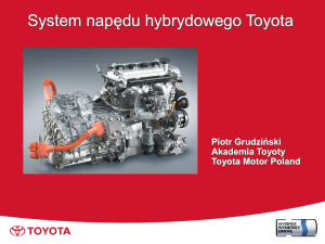 System napędu hybrydowego Toyota