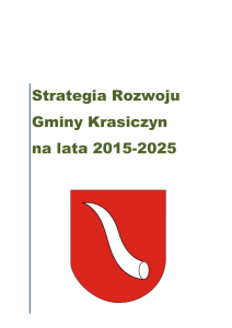 Strategia Rozwoju Gminy Krasiczyn na lata 2015