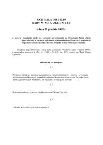 uchwała nr 340/09 - BIP Urząd Miasta Zgorzelec