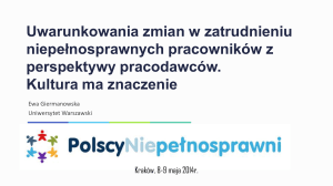 ppt - Polscy niepełnosprawni