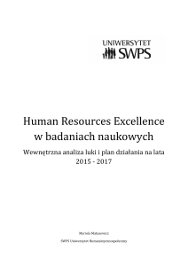Human Resources Excellence w Badaniach Naukowych