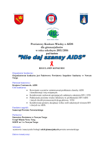 konkurs o AIDS regulamin