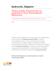 Wojna polsko-bolszewicka na pograniczu Prus Wschodnich i