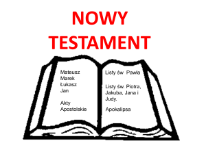 historia tekstu nowego testamentu