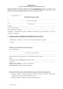 Oświadczenie poręczyciela  - Powiatowy Urząd Pracy w Lesznie