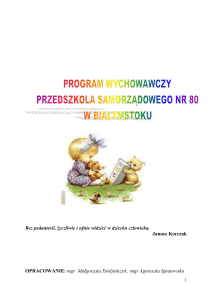 Załącznik nr2 - Przedszkole Samorządowe nr 80 w Białymstoku
