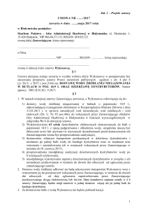 umowa nr - Izba Administracji Skarbowej w Białymstoku