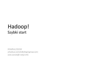 Hadoop!