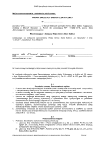 Wzór umowy na dzień 28 listopada 2012r. - bip.stare
