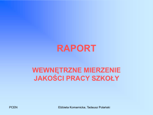 raport - Kuratorium Oświaty w Rzeszowie