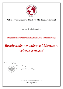 Bezpieczeństwo państwa i biznesu w cyberprzestrzeni