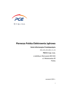 Pierwsza Polska Elektrownia Jądrowa