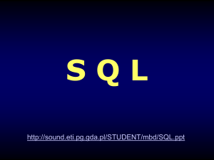 SQL - GISLab