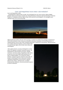 Czym i jak fotografować nocne niebo i ciała niebieskie?