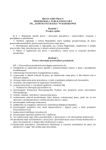 regulamin pracy - blonie.bip.gmina.pl