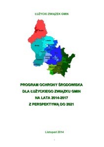 program ochrony środowiska dla łużyckiego związku gmin na lata