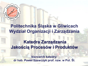 dr hab. Zygmunt Niczyporuk, prof. nzw. w Pol. Śl.