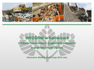 www . wfosigw . katowice . pl Zgodność z