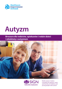 Autyzm - Scottish Intercollegiate Guidelines Network