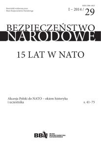 Akcesja Polski do NATO - Biuro Bezpieczeństwa Narodowego