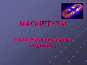 O zjawiskach magnetycznych