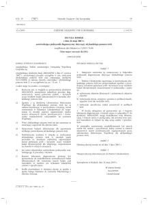 Decyzja Komisji 2003/422/WE z dnia 26 maja 2003 r