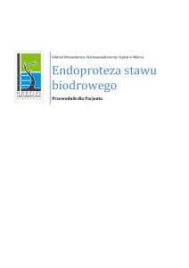 Endoproteza stawu biodrowego - Wielospecjalistyczny Szpital w