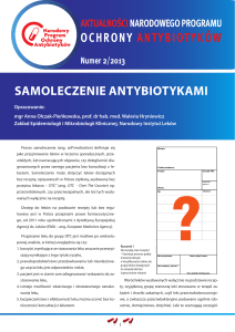 Samoleczenie antybiotykami - Narodowy Program Ochrony