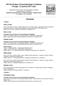 XIV Dni Kultury Chrześcijańskiej w Chełmie