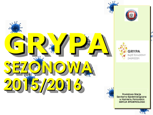 grypa sezonowa 2015/2016 - Powiatowa Stacja Sanitarno