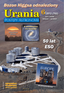50 lat ESO - Urania - Postępy Astronomii