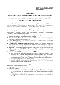 Załącznik Nr 1 do Zarządzenia Nr 55/2006 Rektora Pomorskiej