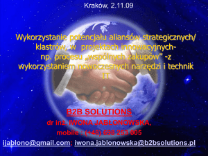 B2B Solutions – Iwona Jabłonowska