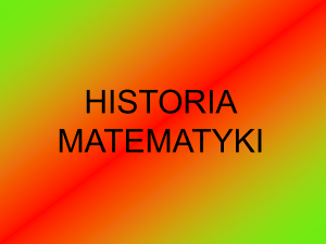 historia matematyki
