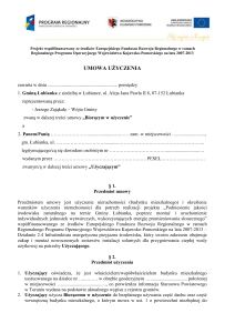umowa - Urząd Gminy Łubianka