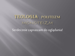 TEOLOGIA_POLITEIZM_MONOTEIZM