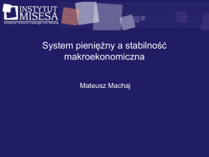System pieniężny a stabilność makroekonomiczna