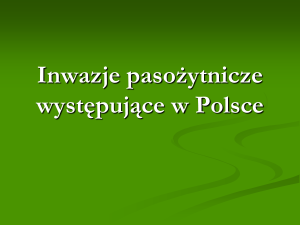 Inwazje pasożytnicze występujące w Polsce