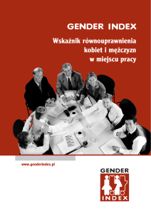 Wskaźnik równouprawnienia kobiet i mężczyzn w miejscu pracy