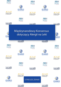 Międzynarodowy Konsensus dotyczący Alergii na Leki