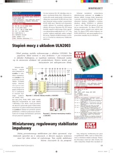 Stopień mocy z układem ULN2003 Miniaturowy, regulowany