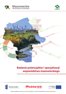 Badanie potencjałów i specjalizacji województwa mazowieckiego