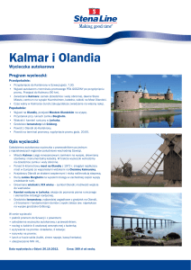 Kalmar i Olandia - Florczyk Travel