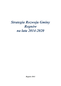 Strategia Rozwoju Gminy Regnów na lata 2014-2020