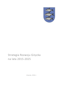 Strategia Rozwoju Giżycka na lata 2015-2025