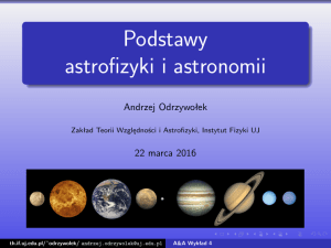 Podstawy astrofizyki i astronomii